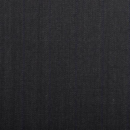 15066 Dark Grey Herringbone With Blue Stripe Quartz Super 100